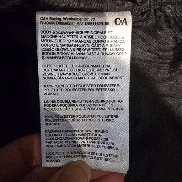 Girls Rule White Puffer / winter Jacket - Picture 15 of 16